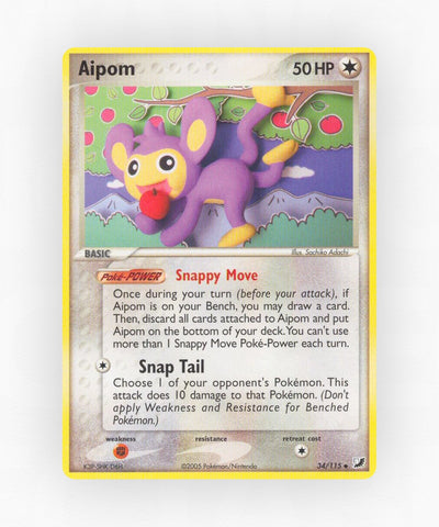 Aipom - Unseen Forces 34/115 (Reverse Holo)