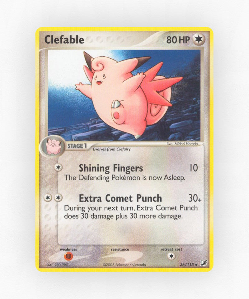 Clefable - Unseen Forces 36/115 (Reverse Holo)