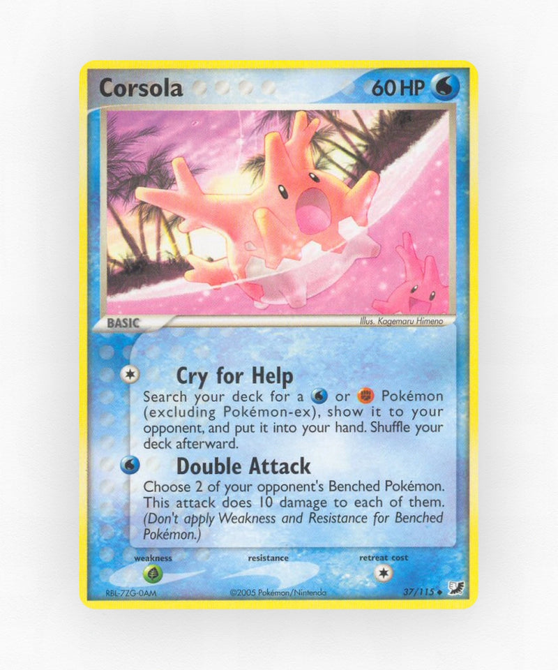 Corsola - Unseen Forces 37/115 (Reverse Holo)