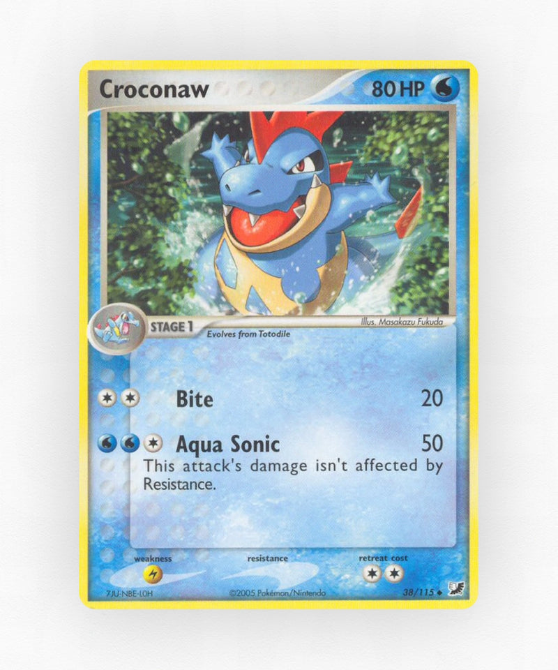 Croconaw - Unseen Forces 38/115 (Reverse Holo)