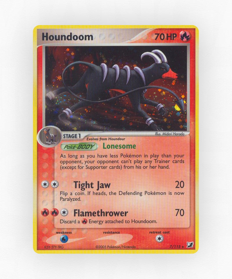 Houndoom - Unseen Forces 7/115 (Reverse Holo)