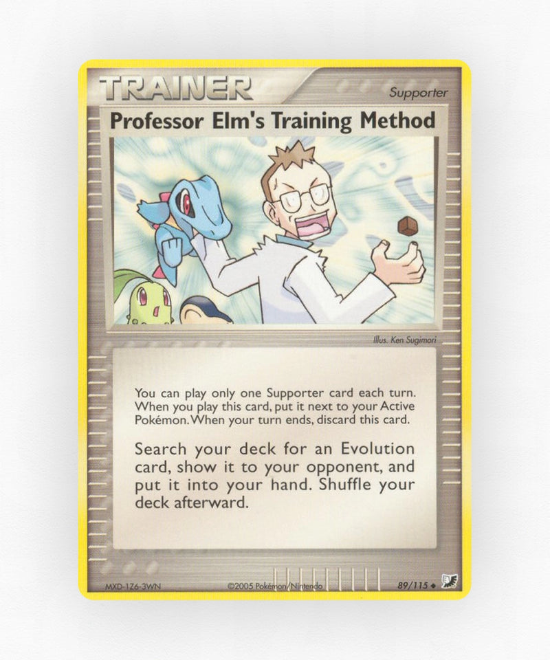 Professor Elm's Training Method - Unseen Forces 89/115 (Reverse Holo)