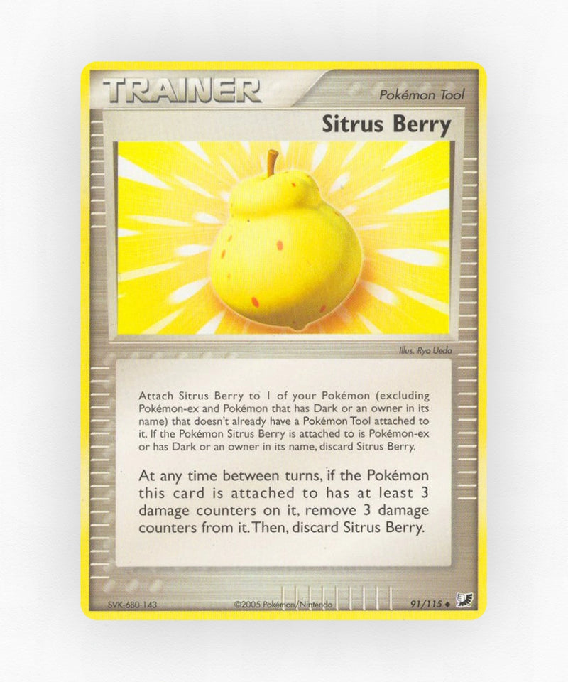 Sitrus Berry - Unseen Forces 91/115 (Non-Holo)