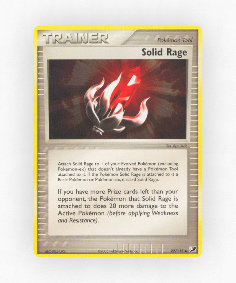 Solid Rage - Unseen Forces 92/115 (Reverse Holo)