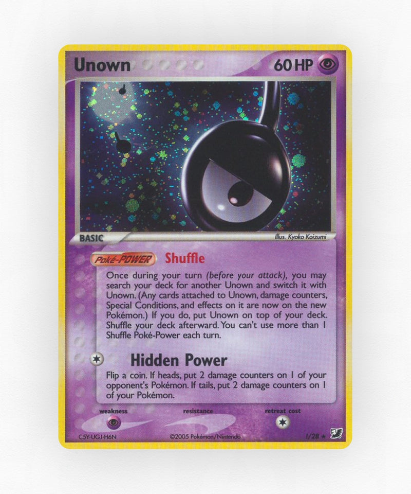 Unown - Unseen Forces !/28 (Holo)