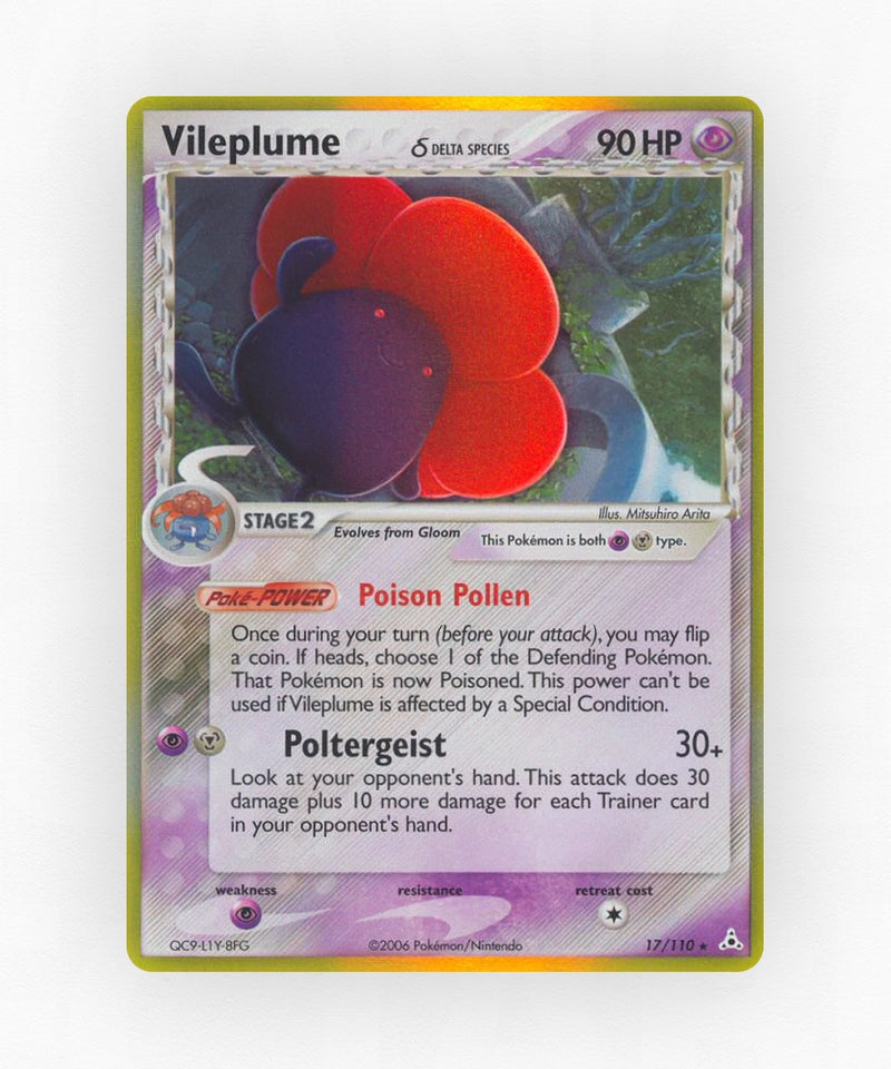 Vileplume δ - Holon Phantoms 17/110 (Reverse Holo)
