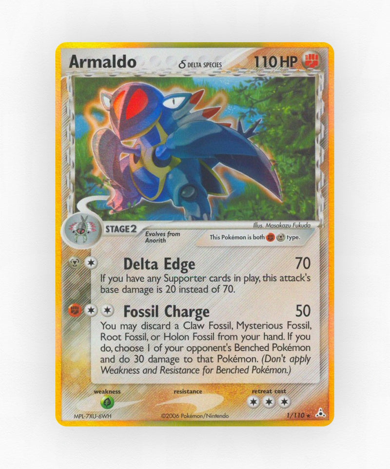 Armaldo δ - Holon Phantoms 1/110 (Reverse Holo)