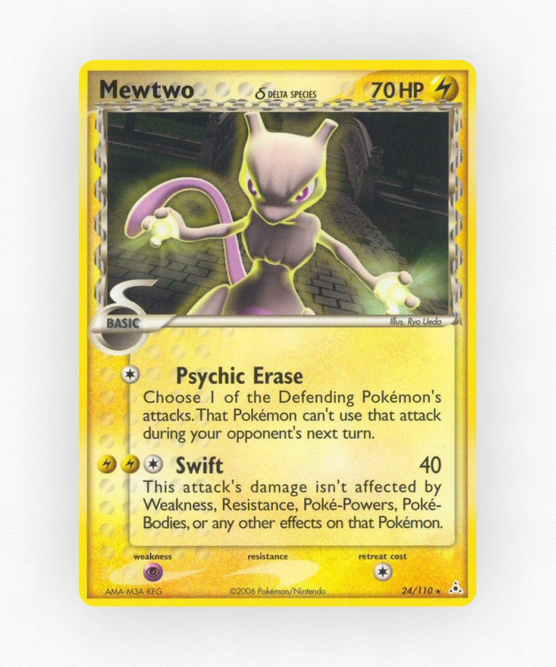 Mewtwo δ - Holon Phantoms 24/110 (Non-Holo)