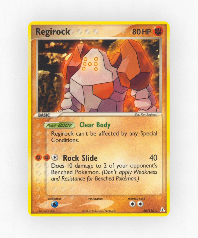 Regirock - Holon Phantoms 28/110 (Reverse Holo)