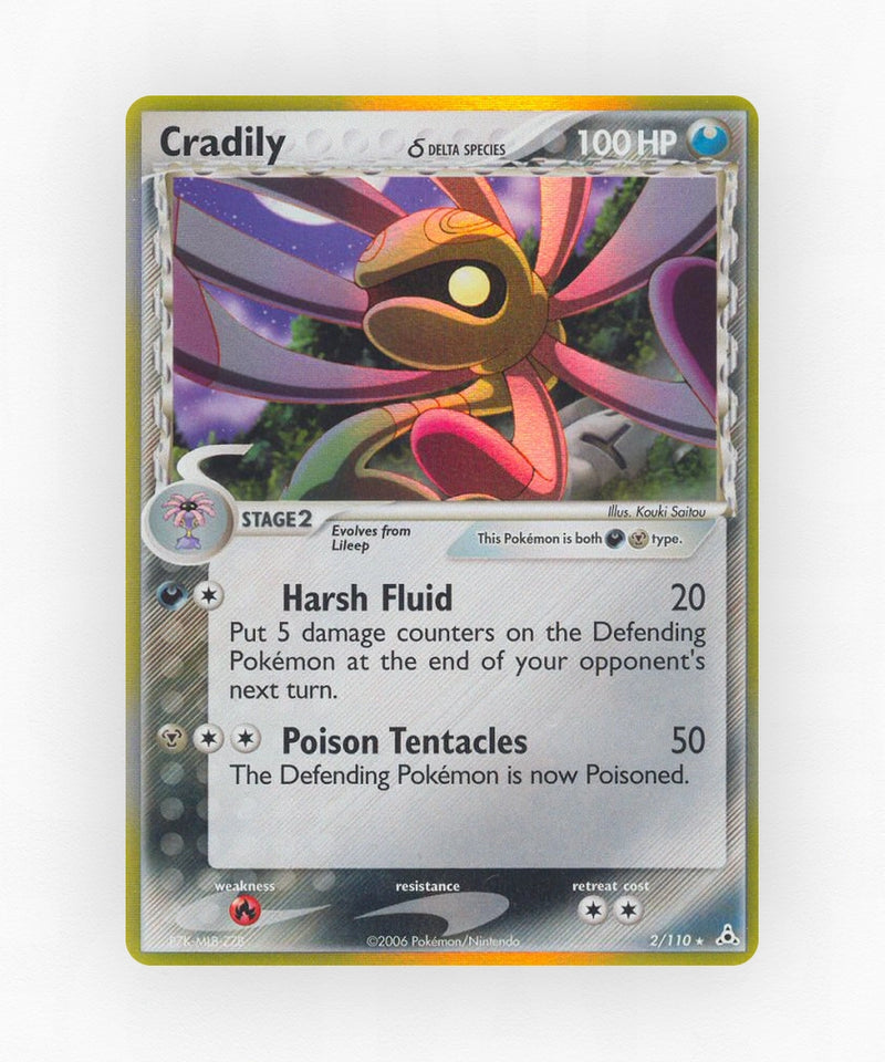 Cradily δ - Holon Phantoms 2/110 (Reverse Holo)