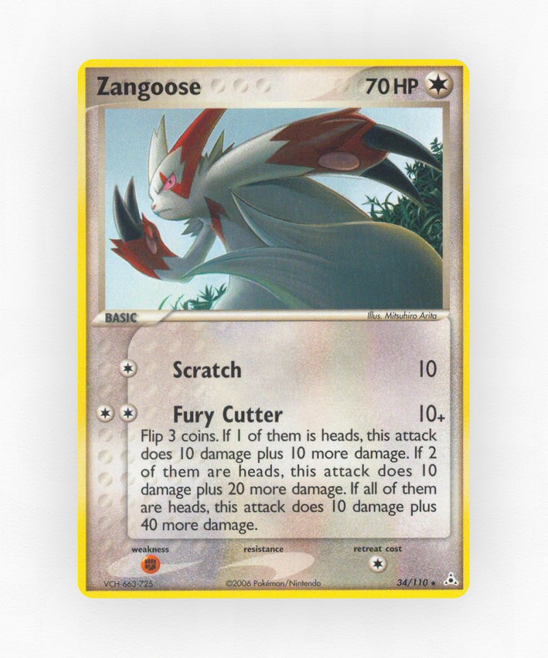 Zangoose - Holon Phantoms 34/110 (Reverse Holo)