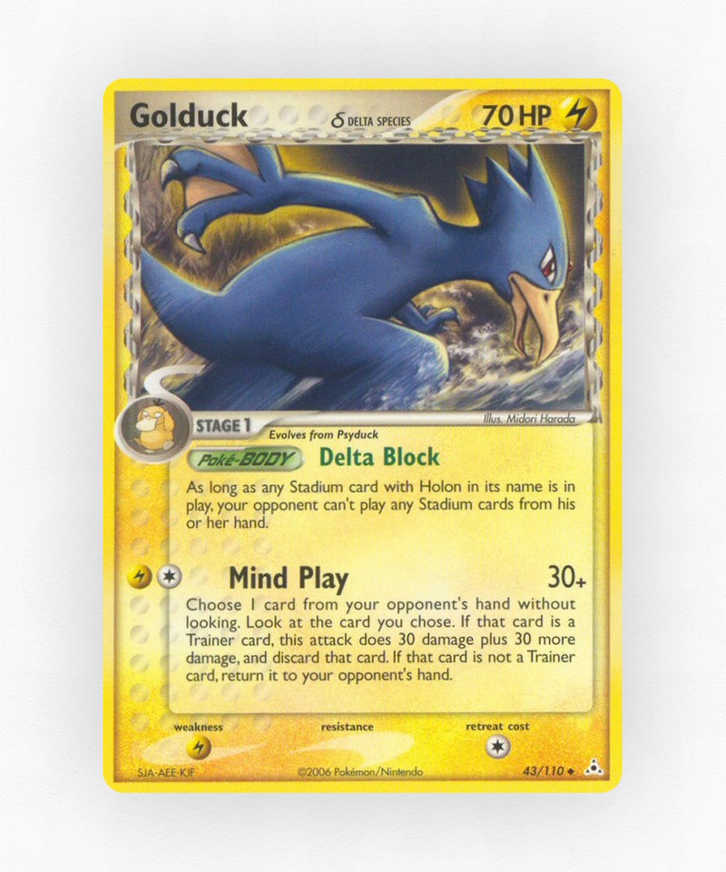 Golduck δ - Holon Phantoms 43/110 (Non-Holo)