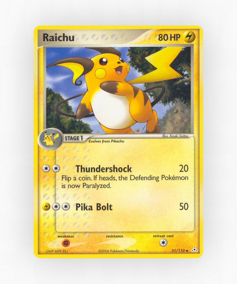 Raichu - Holon Phantoms 51/110 (Reverse Holo)