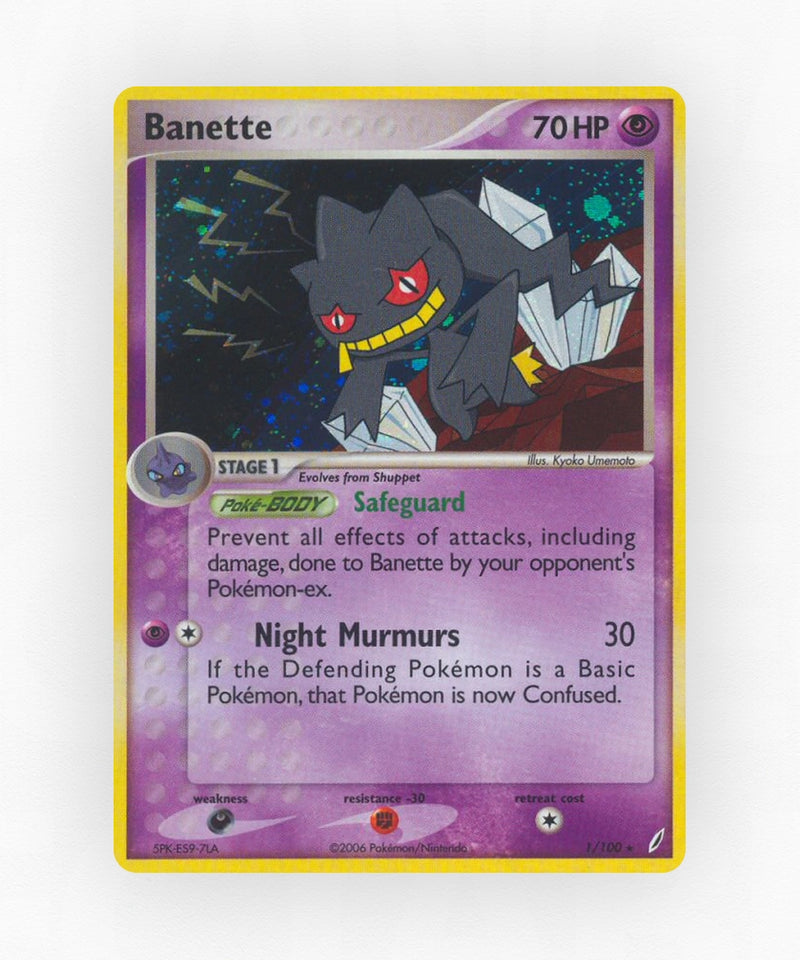 Banette - Crystal Guardians 1/100 (Holo)