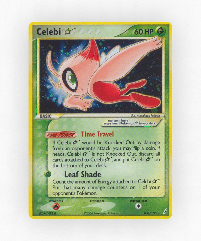 Celebi ☆ - Crystal Guardians 100/100 (Holo)