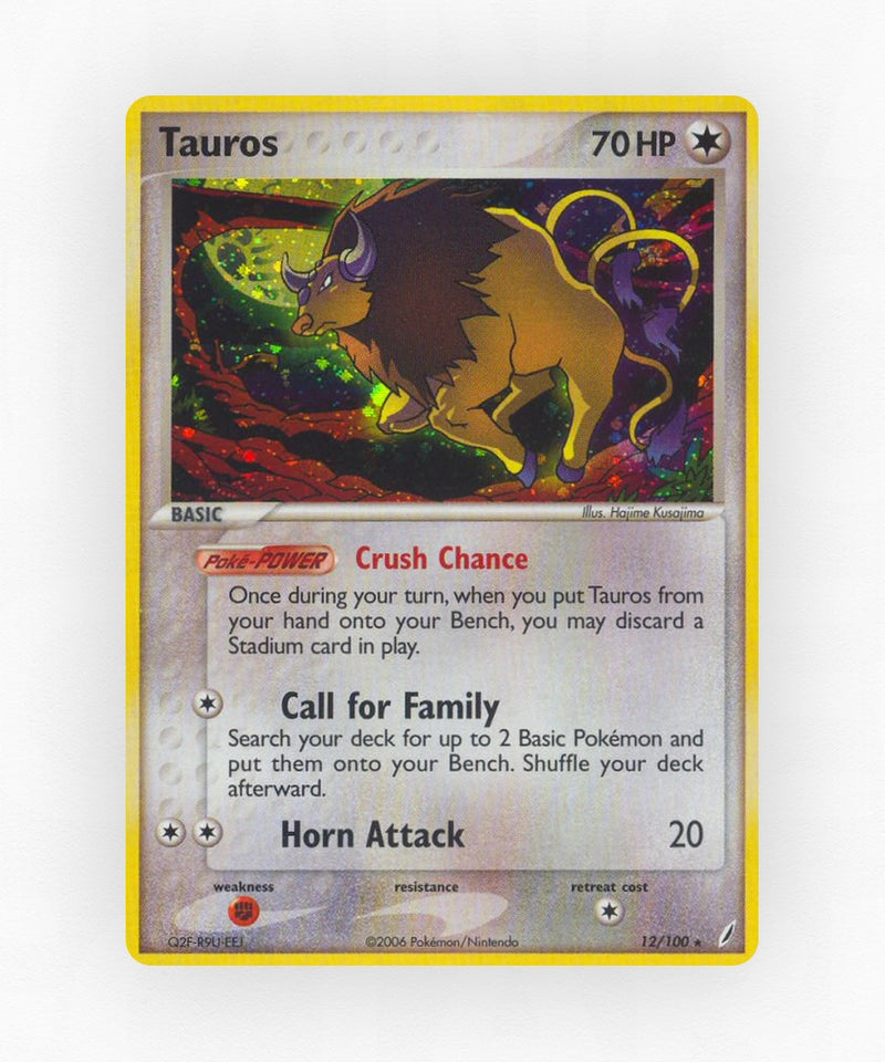 Tauros - Crystal Guardians 12/100 (Reverse Holo)