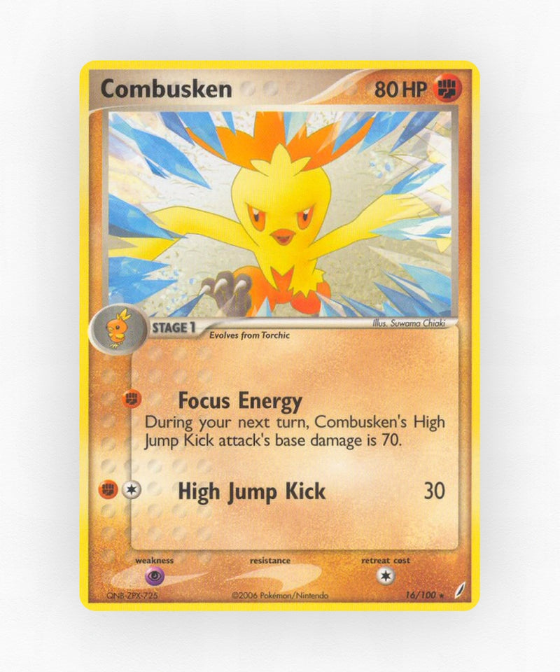 Combusken - Crystal Guardians 16/100 (Non-Holo)
