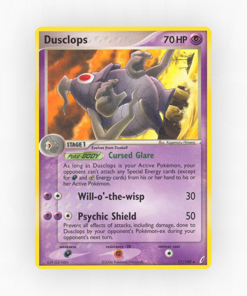 Dusclops - Crystal Guardians 17/100 (Non-Holo)