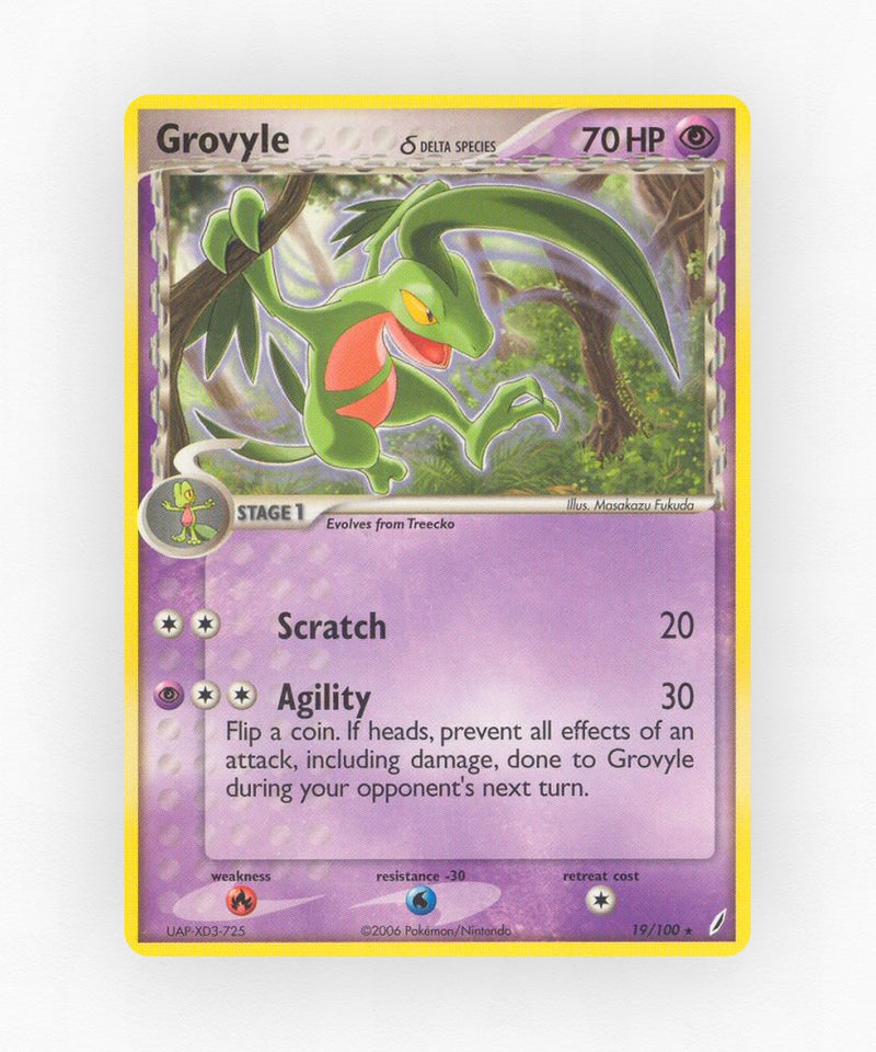 Grovyle δ - Crystal Guardians 19/100 (Non-Holo)