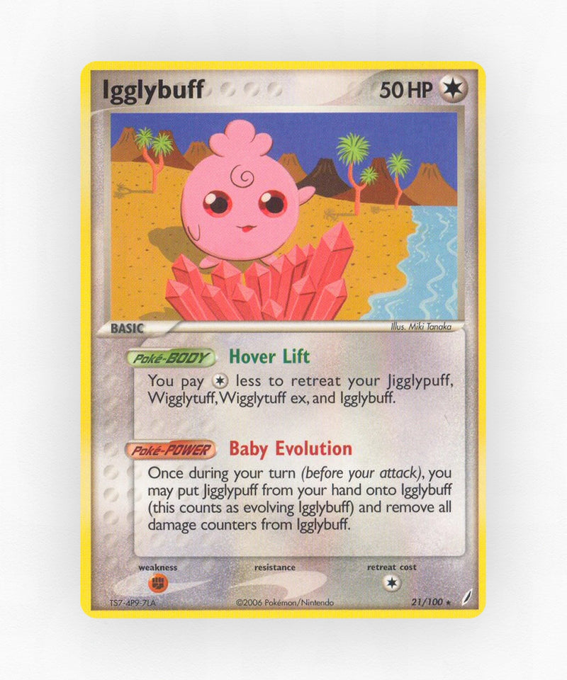 Igglybuff - Crystal Guardians 21/100 (Reverse Holo)