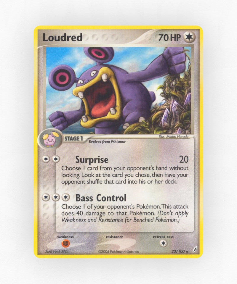 Loudred - Crystal Guardians 23/100 (Reverse Holo)