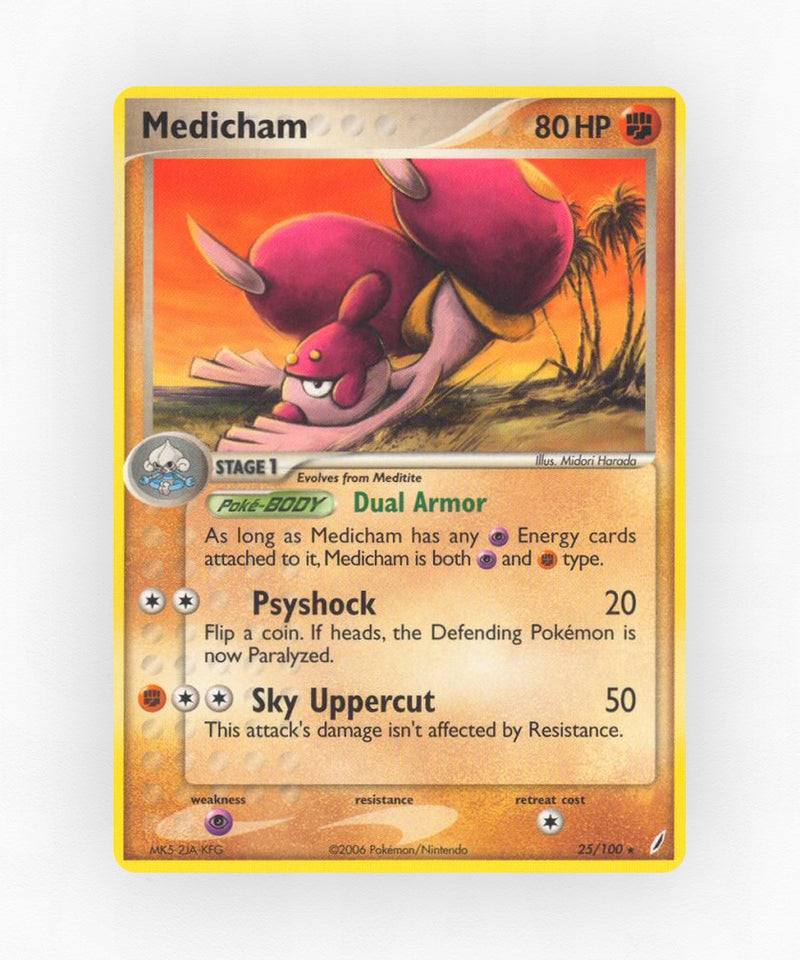 Medicham - Crystal Guardians 25/100 (Non-Holo)