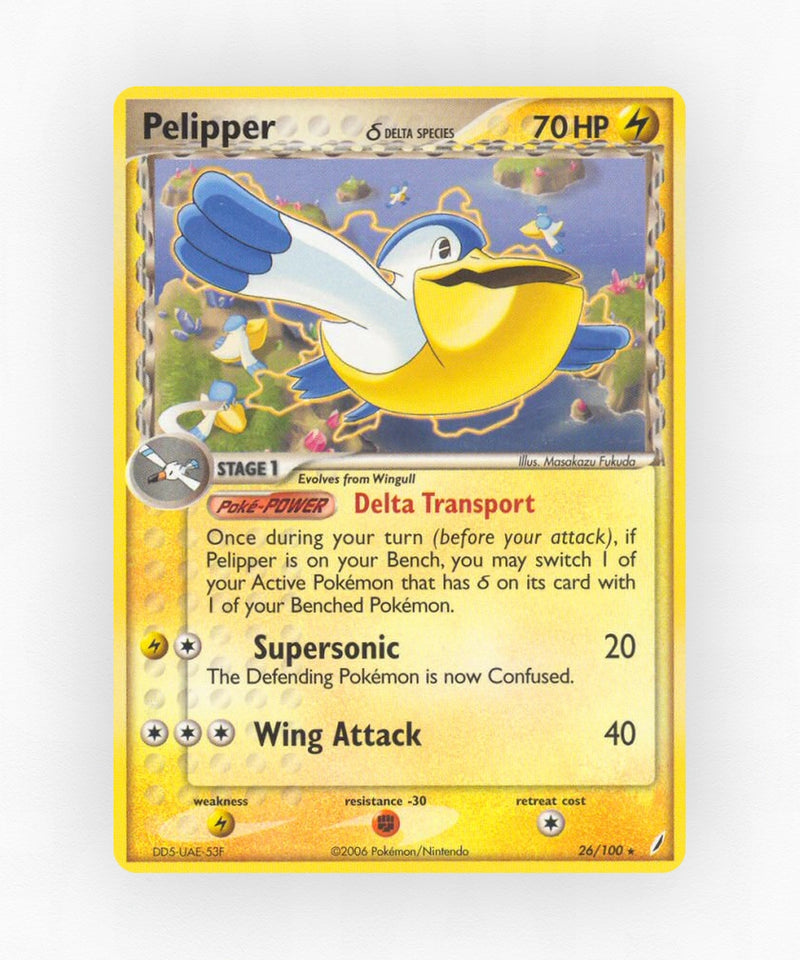 Pelipper δ - Crystal Guardians 26/100 (Non-Holo)