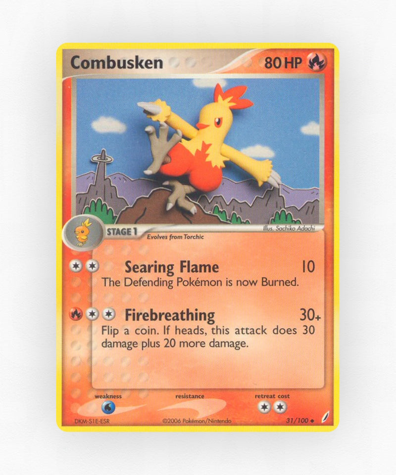 Combusken - Crystal Guardians 31/100 (Non-Holo)