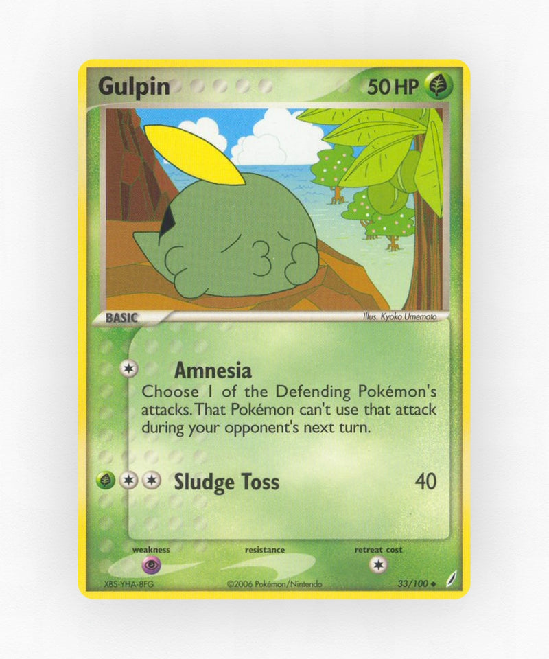 Gulpin - Crystal Guardians 33/100 (Non-Holo)