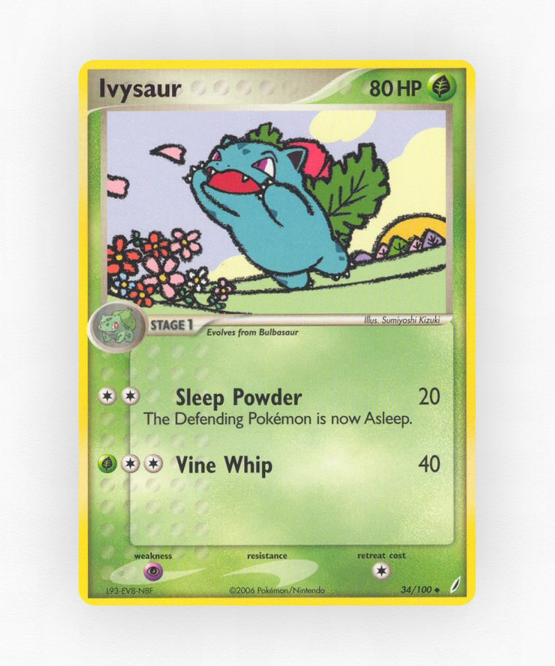 Ivysaur - Crystal Guardians 34/100 (Non-Holo)