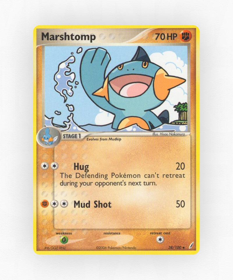 Marshtomp - Crystal Guardians 38/100 (Non-Holo)