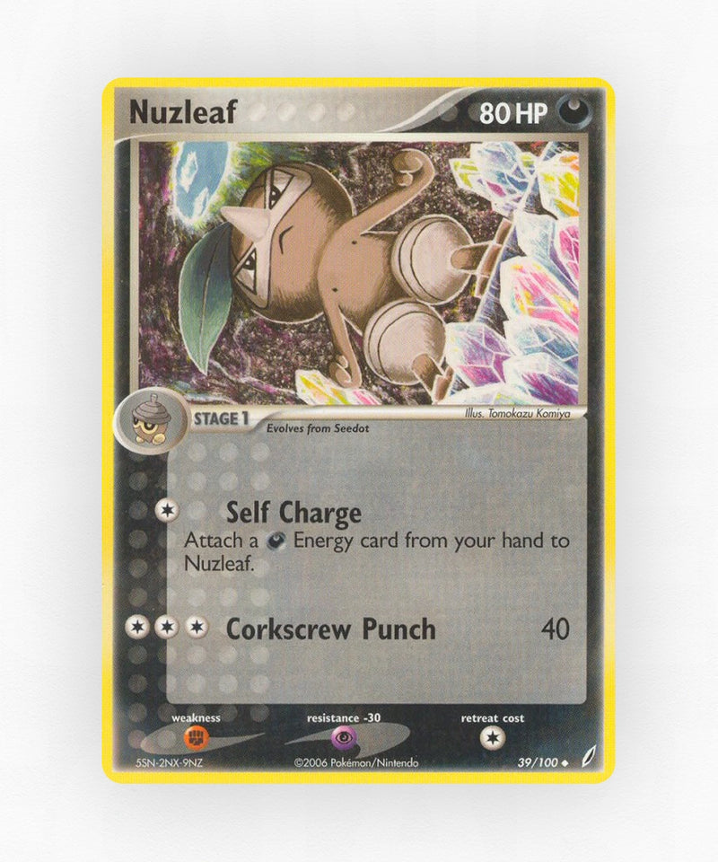 Nuzleaf - Crystal Guardians 39/100 (Non-Holo)