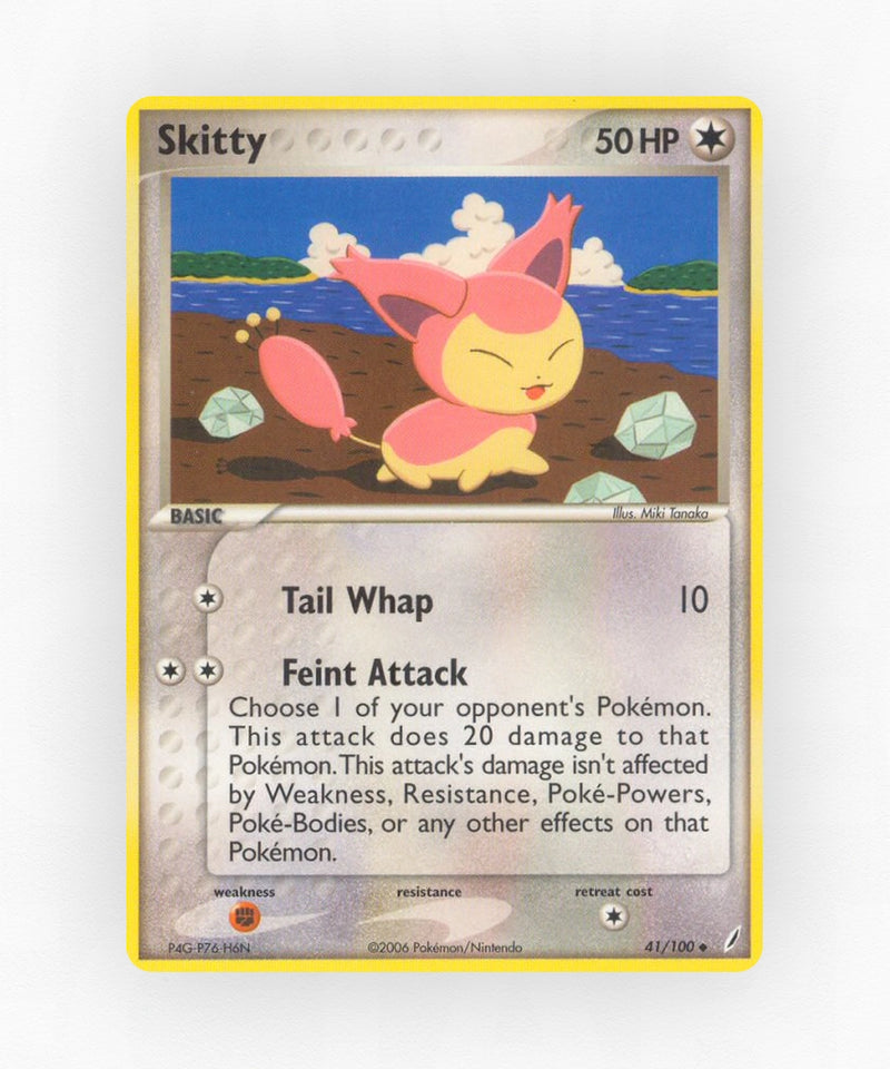 Skitty - Crystal Guardians 41/100 (Reverse Holo)