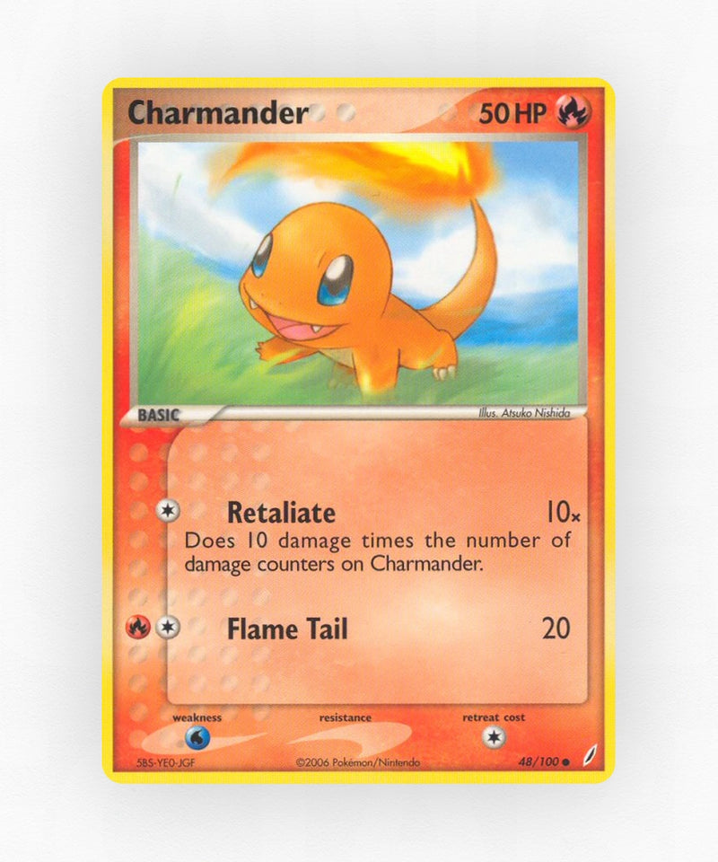Charmander - Crystal Guardians 48/100 (Reverse Holo)