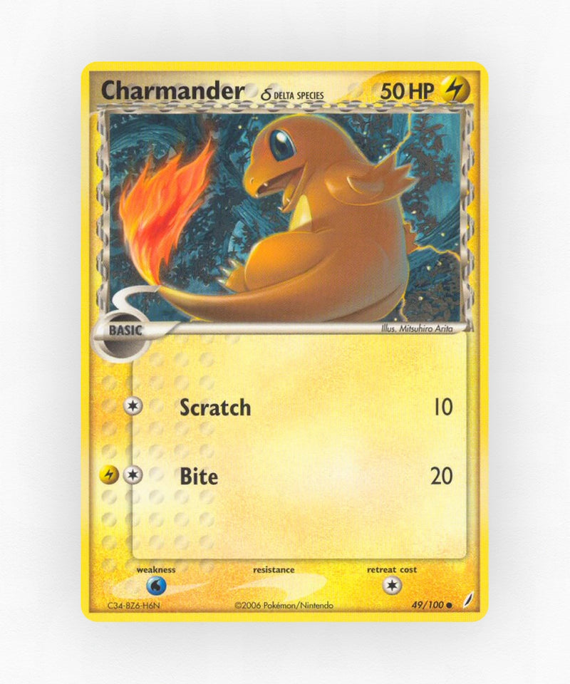 Charmander δ - Crystal Guardians 49/100 (Non-Holo)