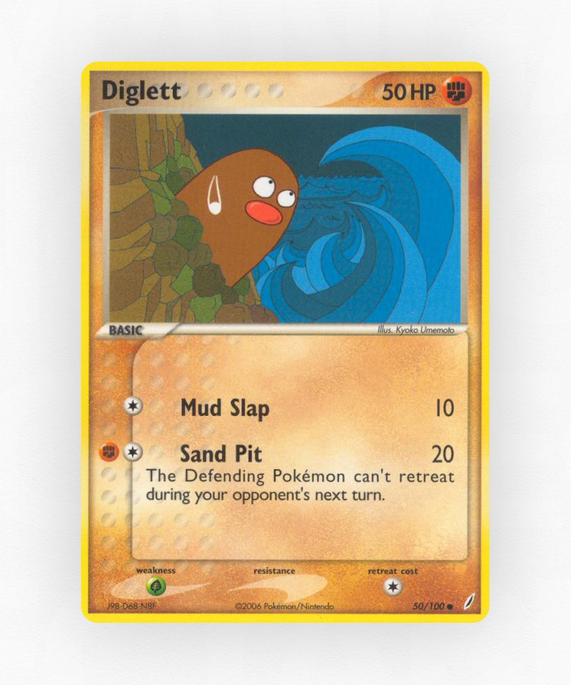 Diglett - Crystal Guardians 50/100 (Non-Holo)