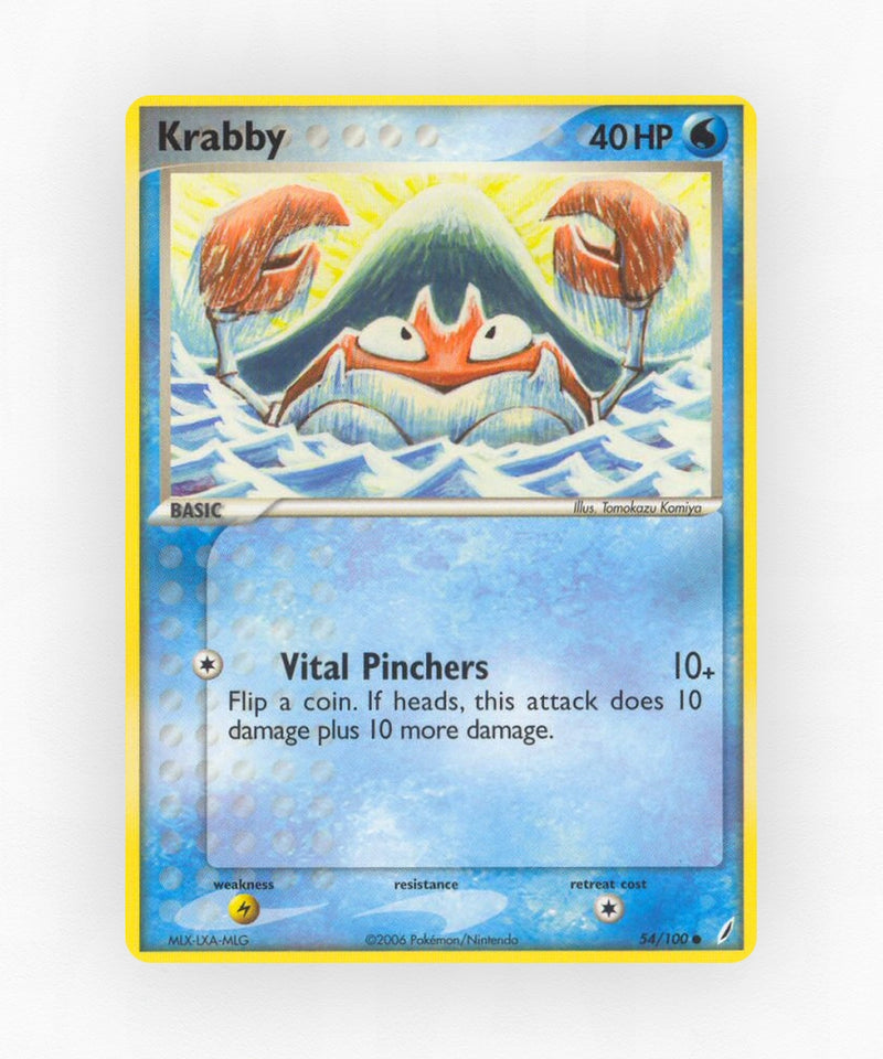 Krabby - Crystal Guardians 54/100 (Non-Holo)