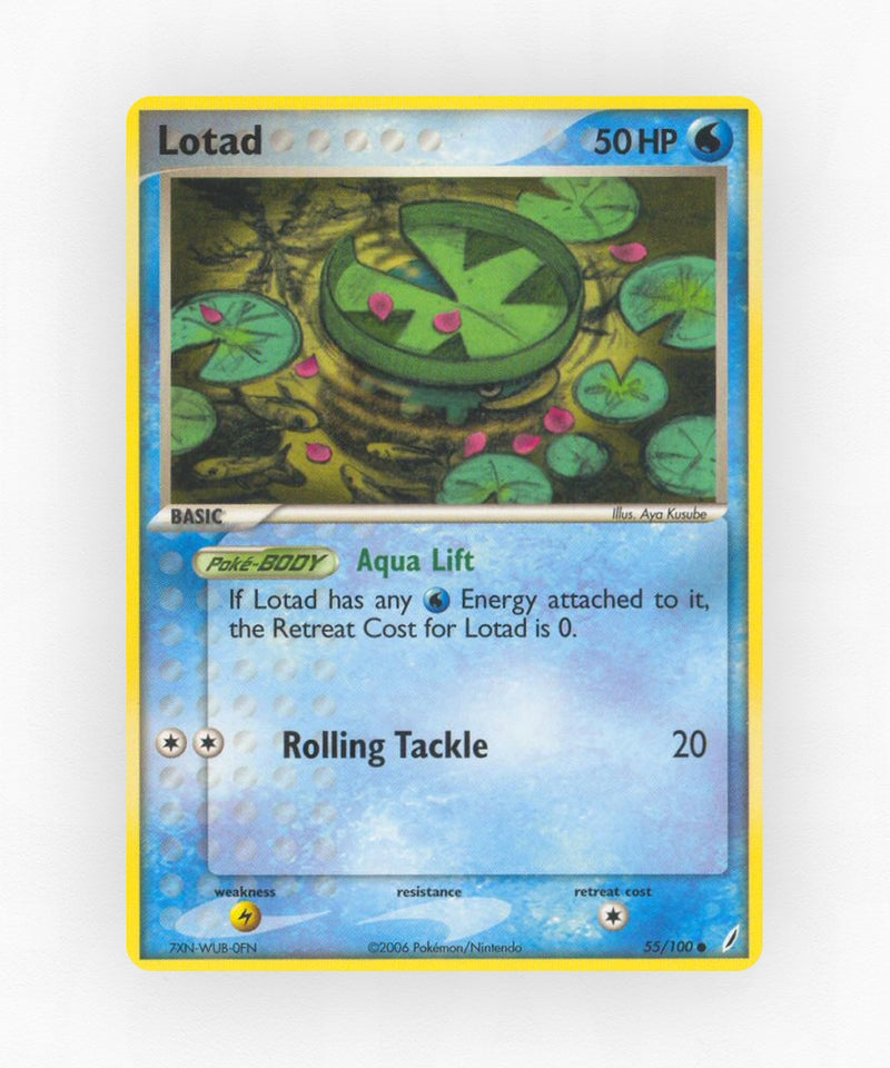 Lotad - Crystal Guardians 55/100 (Reverse Holo)