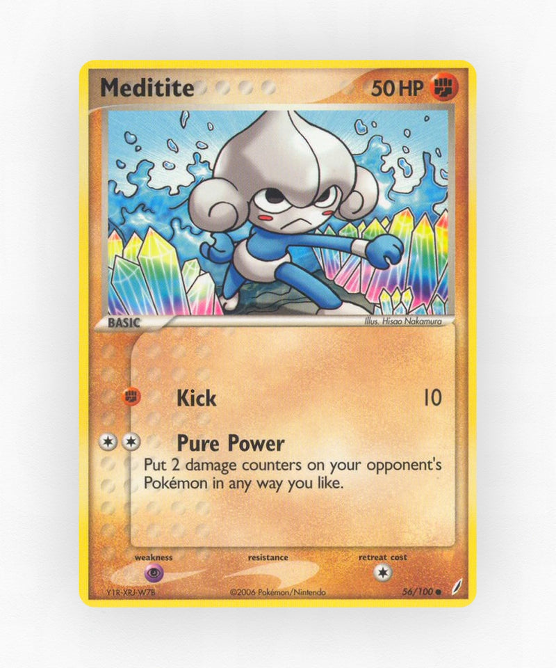 Meditite - Crystal Guardians 56/100 (Reverse Holo)