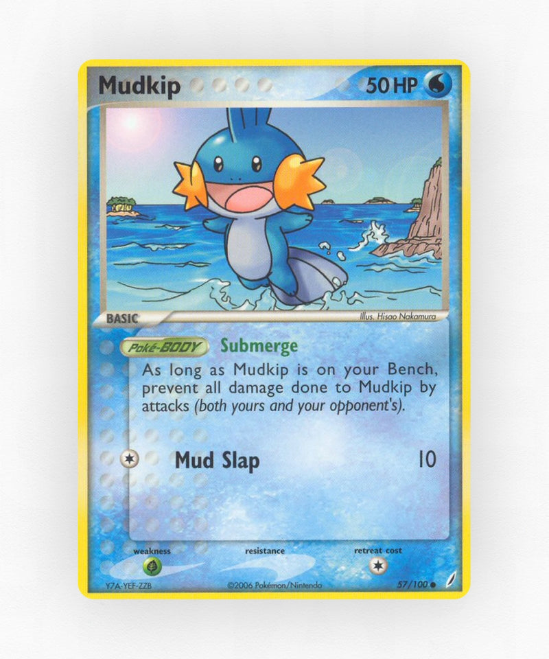 Mudkip - Crystal Guardians 57/100 (Non-Holo)