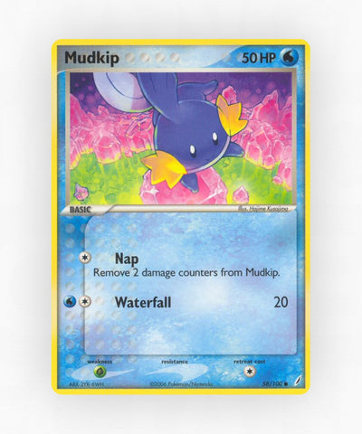 Mudkip - Crystal Guardians 58/100 (Non-Holo)