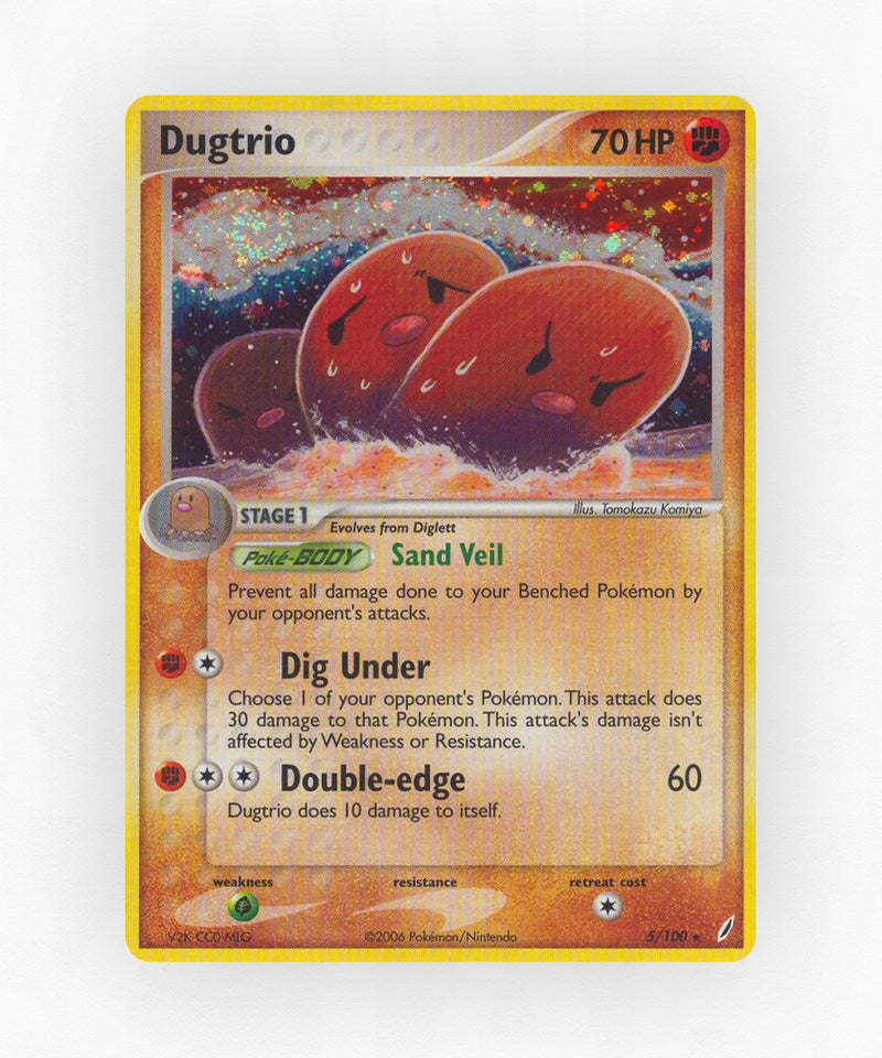 Dugtrio - Crystal Guardians 5/100 (Holo)
