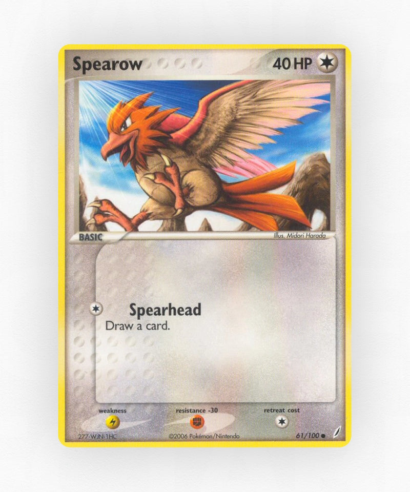 Spearow - Crystal Guardians 61/100 (Reverse Holo)
