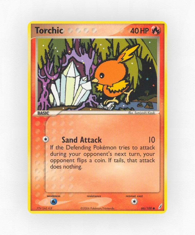 Torchic - Crystal Guardians 66/100 (Reverse Holo)