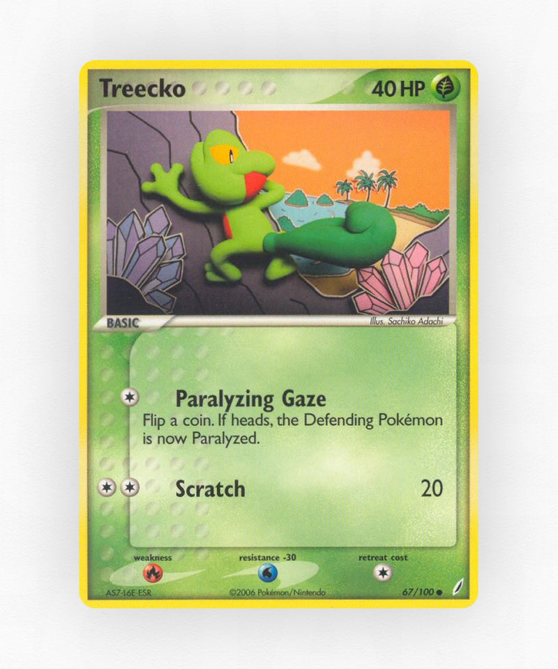 Treecko - Crystal Guardians 67/100 (Non-Holo)