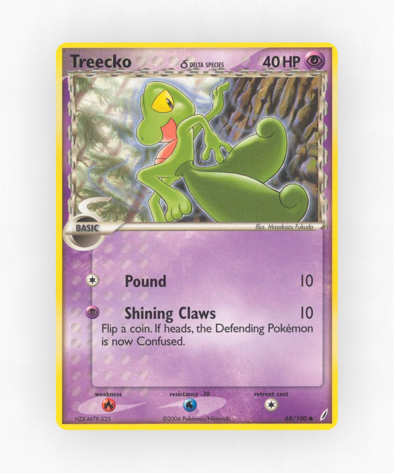 Treecko δ - Crystal Guardians 68/100 (Non-Holo)