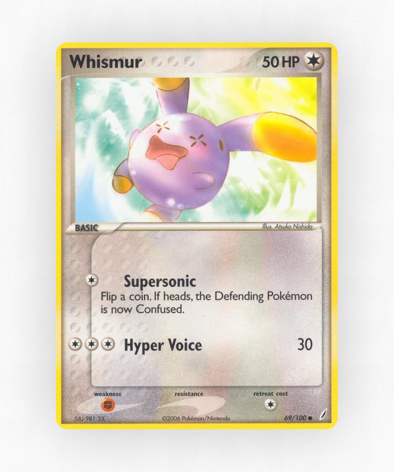 Whismur - Crystal Guardians 69/100 (Reverse Holo)