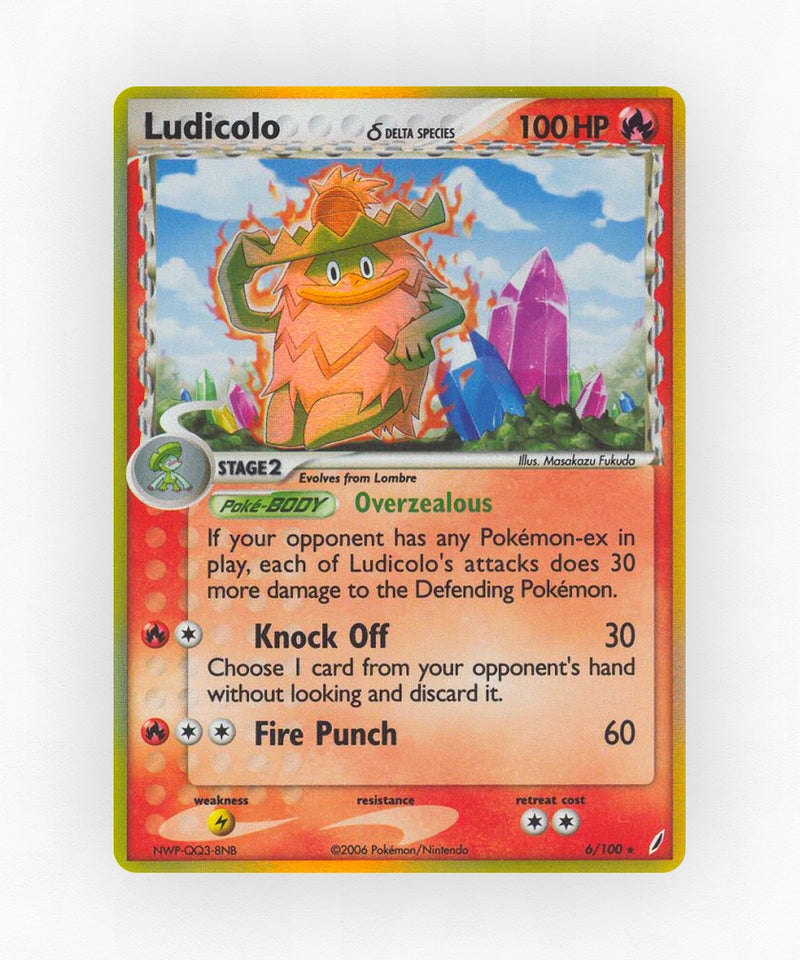 Ludicolo δ - Crystal Guardians 6/100 (Reverse Holo)