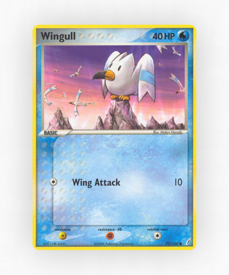 Wingull - Crystal Guardians 70/100 (Reverse Holo)