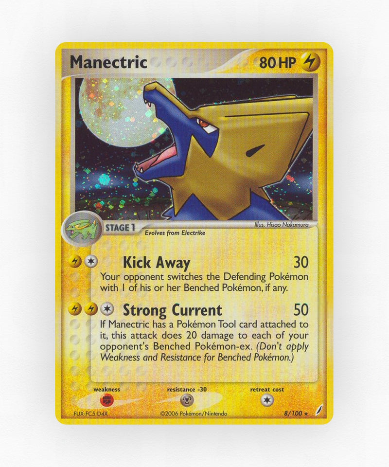 Manectric - Crystal Guardians 8/100 (Holo)